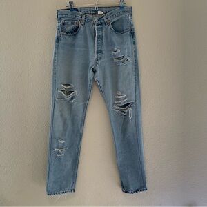 Vintage Levi's 501 High Rise Jeans- Size 31X30